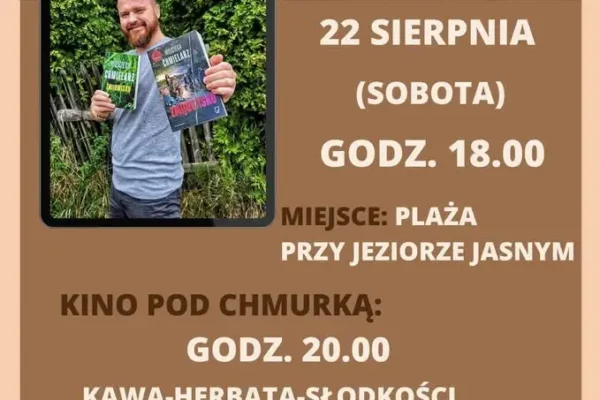 Wieczór z kryminałem i kinem nad Jeziorem Jasnym w Torzymiu
