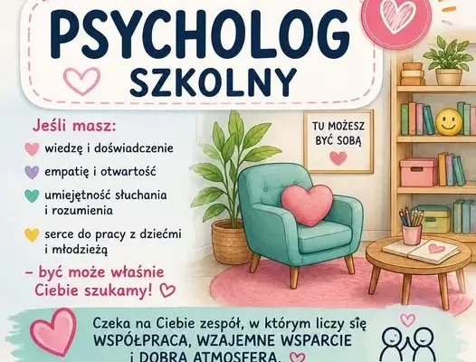 Szkoła w Krzeszycach poszukuje psychologa szkolnego