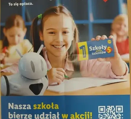 Szkoła zbiera Talenciaki z Lidla – każdy głos wspiera uczniów