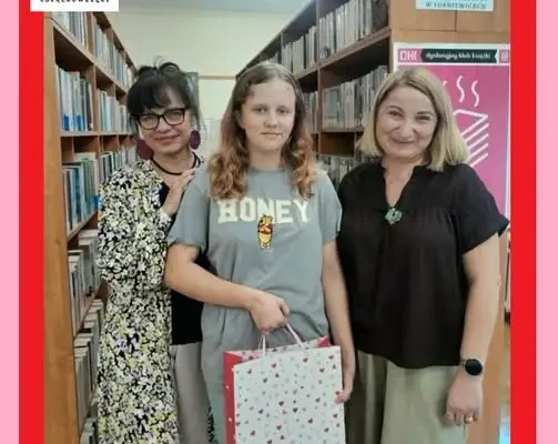 Oliwia Orzechowska – najlepsza czytelniczka z Lubniewic nagrodzona przez Książkowziętych
