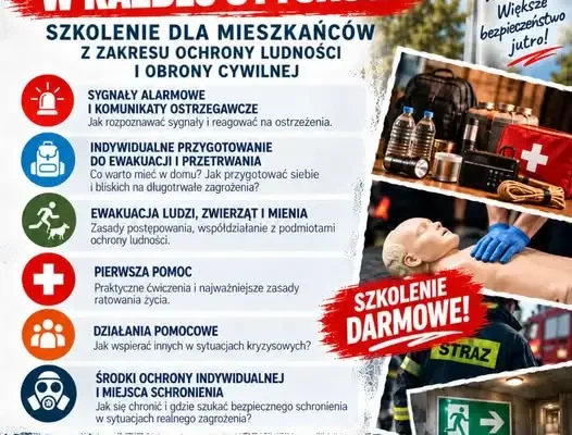 Bezpłatne szkolenie z bezpieczeństwa w Torzymiu – 28 października