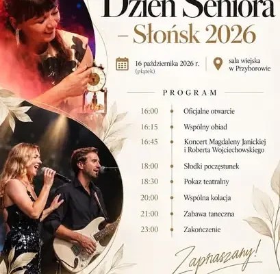 Dzień Seniora w Słońsku 2026 – zaproszenie na uroczyste obchody