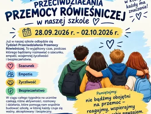Tydzień Przeciwdziałania Przemocy Rówieśniczej w Szkole Podstawowej w Sulecinie