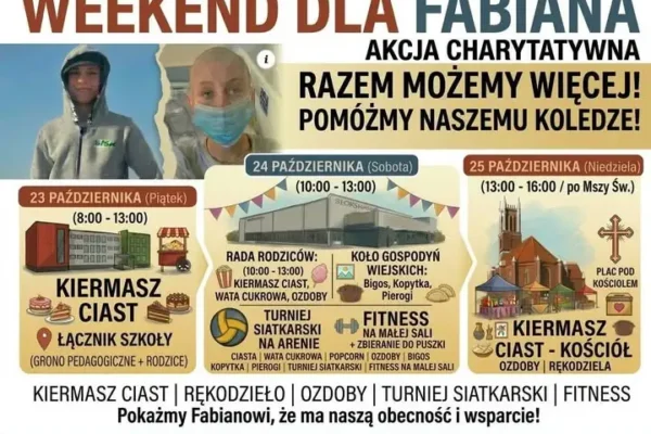 Weekend dla Fabiana w Słońsku – kiermasze, turniej i fitness na pomoc koledze