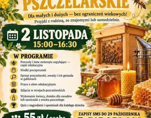 Warsztaty pszczelarskie w Torzymiu – zapisy do 29 października